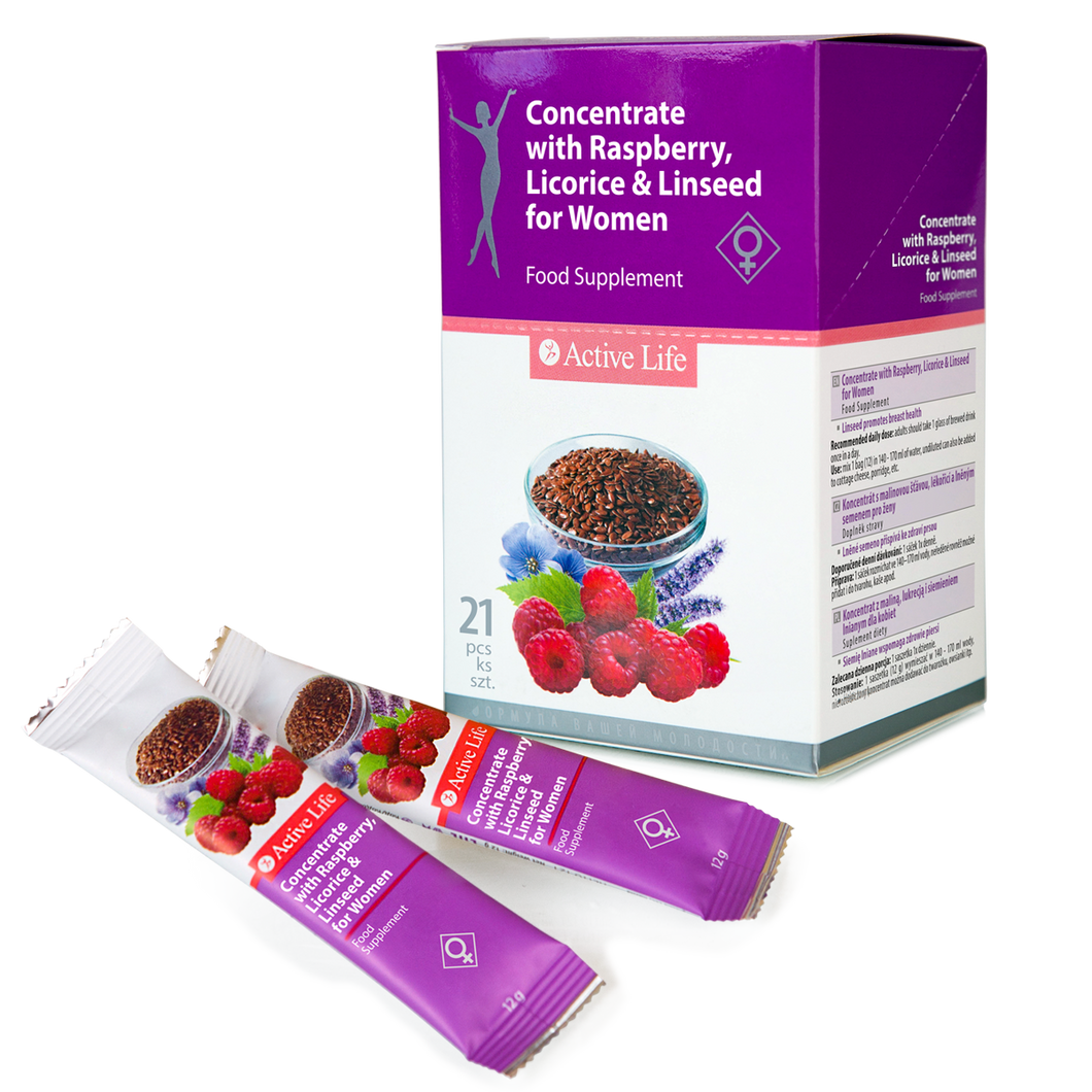 Tiande Concentrate with Raspberry, Licorice & Linseed for Women