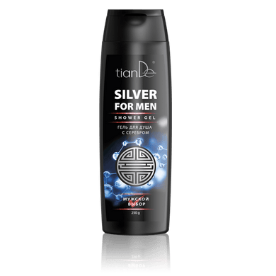 Tiande Men's shower gel with silver