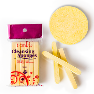 Tiande Cleansing cosmetic sponge, 12pcs