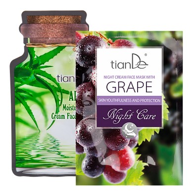 Express-care with grapes and aloe