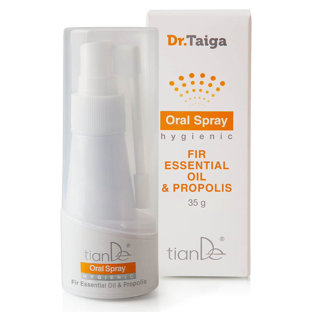 Tiande Fir Essential Oil & Propolis Hygienic Oral Spray 35g