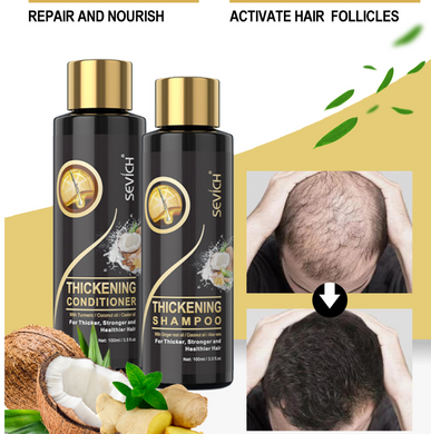 Sevich Thickening Hair Care Biotin Coconut Oil Growth Loss Shampoo & Conditioner
