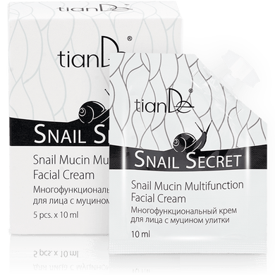 „Snail Mucin“ daugiafunkcinio veido kremo kopija 10 ml