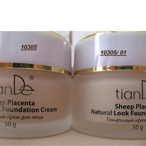 Tiande Sheep Placenta Natural Look Foundation Cream