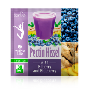Tiande Pectin Kissel with Bilberry and Blueberry