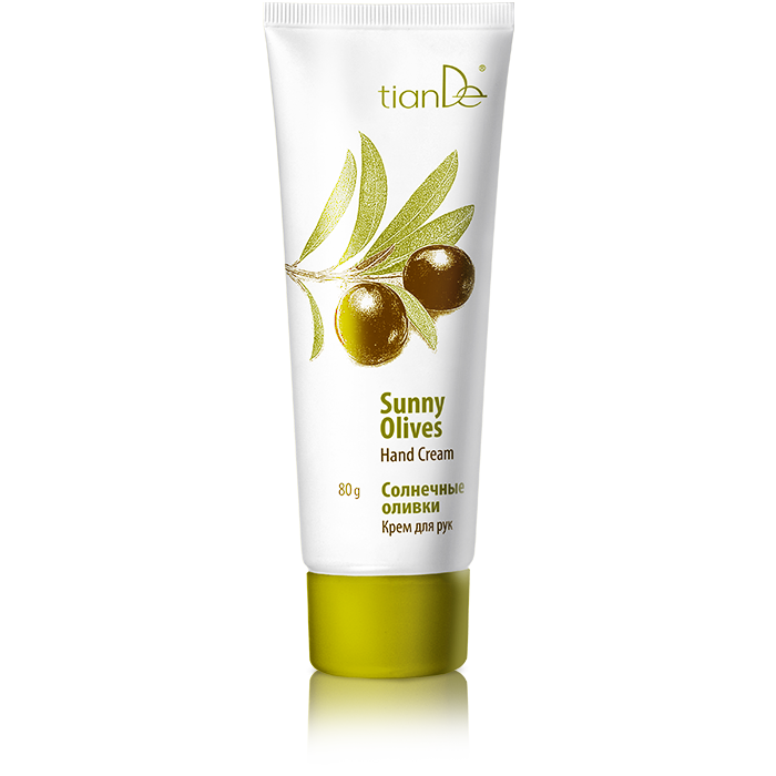 Olive hand cream. Крем для рук оливковый Тианде. TIANDE крем для рук солнечные оливки. Крем для рук с оливой TIANDE. Крем для рук золотой женьшень Тианде.