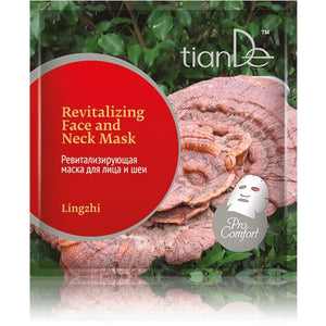 Tiande Lingzhi Revitalizing Face and Neck Mask 1 pc